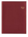 Agenda Lima Timing - 1 semaine sur 2 pages - 17 x 22 cm - bordeaux - Brepols