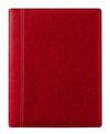 Agenda spiralé Palermo Timing - 1 semaine sur 2 pages - 17 x 22 cm - rouge - Brepols