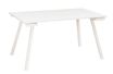 Bureau SUNDAY - 160 cm - Pieds trapèze - Blanc