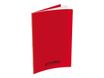 Conquérant Classique - Cahier polypro A4 (21x29,7cm) - 48 pages - grands carreaux (Seyes) - rouge