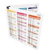 Quo Vadis Arc en Ciel - Calendrier origami 3 mois par face - 13 x 26 cm