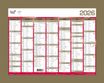 Quo Vadis - Calendrier bancaire 7 mois par face - 21 x 27 cm - or