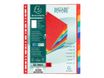 Exacompta Nature Future - Intercalaire 12 positions - A4 Maxi - carte rigide colorée
