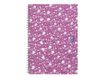 Oxford Floral - Carnet de notes à spirale - A5 - 120 pages - petits carreaux