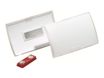 Durable Clickfold - 10 Portes badge pliables avec aimant - 40 x 75 mm