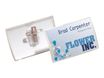 Durable Clickfold - 25 Portes badge pliables à épingler - 54 x 90 mm