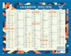 Calendrier de banque Août à Septembre - 43 x 33,5 cm - éventail - Quo Vadis