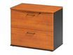 Rangement bas JAZZ+ - L80 x H71 x P48 - 2 tiroirs - Aulne