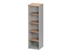 Colonne bibliothèque JAZZ+ - L48 x H183 x P48 - Hêtre ambré