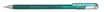 Pentel - Roller encre metallique pailletée - 1 mm - vert/bleu