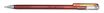 Pentel - Roller encre metallique pailletée - 1 mm - orange