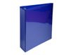 Exacompta Kreacover - Classeur à anneaux personnalisable - Dos 70 mm - A4 Maxi - bleu - 3 pochettes extérieures