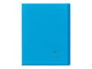 Clairefontaine Koverbook - Cahier polypro A4 (21x29,7 cm) - 96 pages - grands carreaux (Seyes) - bleu