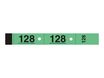 ELVE - 20 Carnets de 50 tickets de vestiaire 3 volets - 30 x 200 mm - numéroté - vert