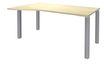 Bureau Vague EXPRIM - L140 cm - Retour gauche - Plateau imitation Erable - Pieds alu