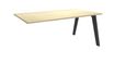 Bureau simple STEELY - L160 cm - Bureau suivant - Pieds carbone - plateau imitation Erable