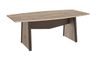 Table de réunion tonneau MAMBO - Chêne/chocolat