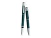 Daniel Hechter Media Hubb - Parure stylo à bille et sylo plume - laqué vert
