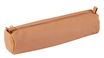 Clairefontaine - Trousse ronde - cuir naturel