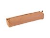 Clairefontaine - Trousse carrée - cuir naturel