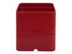 Exacompta Pen-Cube - Pot à crayons rouge