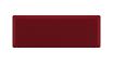 Panneau acoustique avec patine de fixation - L140 x 40 cm - Rouge