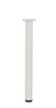 Pied tube - diamètre 60 mm - blanc - Gautier