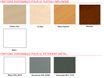 Bureau EVIDENCE - 80 cm - Pieds blancs - Plateau imitation merisier