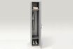 Armoire vestiaire 1 porte - H185 x L33 x P52 cm - Gris