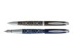 Enzo Varini Maggiore - Parure Stylo bille/Stylo plume bleu marine