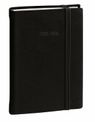 Agenda à élastique Silk - 1 jour par page - 12 x 17 cm - noir - Quo Vadis