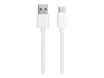 Bigben WOW - câble de charge et de synchronisation USB/USB-C - 1 m - blanc