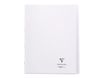 Clairefontaine Koverbook - Cahier polypro 24 x 32 cm - 48 pages - petits carreaux (5x5 mm) - transparent
