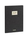 Agenda Essenz 16 mois - 1 semaine par page et notes - 14,8 x 21 cm - anthracite - Brepols