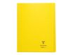 Clairefontaine Koverbook - Cahier polypro 24 x 32 cm - 96 pages - petits carreaux (5x5 mm) - jaune