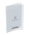 Conquérant Classique - Cahier de poésie et chant 17 x 22 cm - 48 pages - pages blanches et grands carreaux (Seyes) - transparent