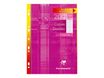 Clairefontaine - copies doubles - 200 pages - A4 - petits carreaux (5x5 mm) - perforées