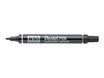 Pentel PEN N50 - Pack de 12 marqueurs permanents - pointe ogive - noir