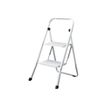 3701254714411-Escabeau - 2 marches - acier - blanc-Angle droit-0