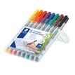 4007817323601-STAEDTLER LUMOCOLOR 316 - Pack de 8 marqueurs non permanents - pointe fine - couleurs assorties-P_3168_2-1
