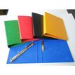 Karman Italia - Classeur à anneaux - largeur de dos : 40 mm - pour Folio (270 x 340 mm) - bleu