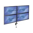 0065030867795-StarTech.com ARMQUAD - Bras support pour 4 écrans jusqu'à 27" - fixation pince - noir-Avant-5
