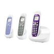 Sagemcom D271 Trio - téléphone sans fil avec ID d'appelant + 2 combinés supplémentaires