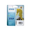 8715946356884-Epson T048B Hippocampe - Pack de 3 - cyan clair, magenta clair, jaune - cartouche d'encre original-Avant-3