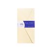 3140290227163-G.LALO Vergé de France - 25 enveloppes - 110x220 mm - Ivoire-P_22716_1-0