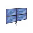 0065030867795-StarTech.com ARMQUAD - Bras support pour 4 écrans jusqu'à 27" - fixation pince - noir-Angle gauche-6