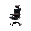 Fauteuil gamer ARGO - accoudoirs réglables - appui-tête intégré - noir