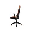 4710483775512-Fauteuil gamer ARMOR Elite - accoudoirs réglables - appui-tête intégré - Noir/orange-Droite-4