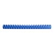 GBC - 100 peignes / anneaux de reliure en plastique - 22 mm - 195 feuilles - bleu