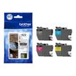Brother LC422 - pack de 4 - noir, jaune, cyan, magenta - cartouche d'encre originale
